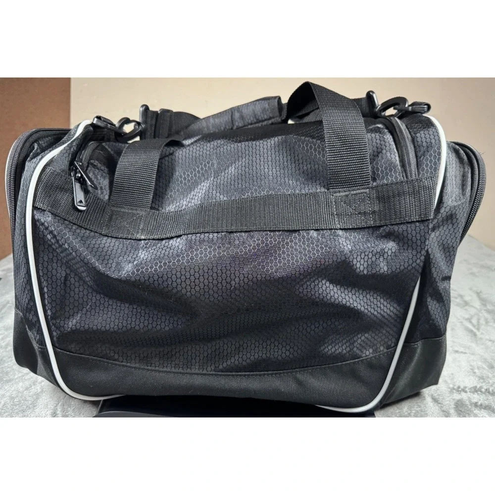Adidas Defender  Duffel Bag Black White 104385-A